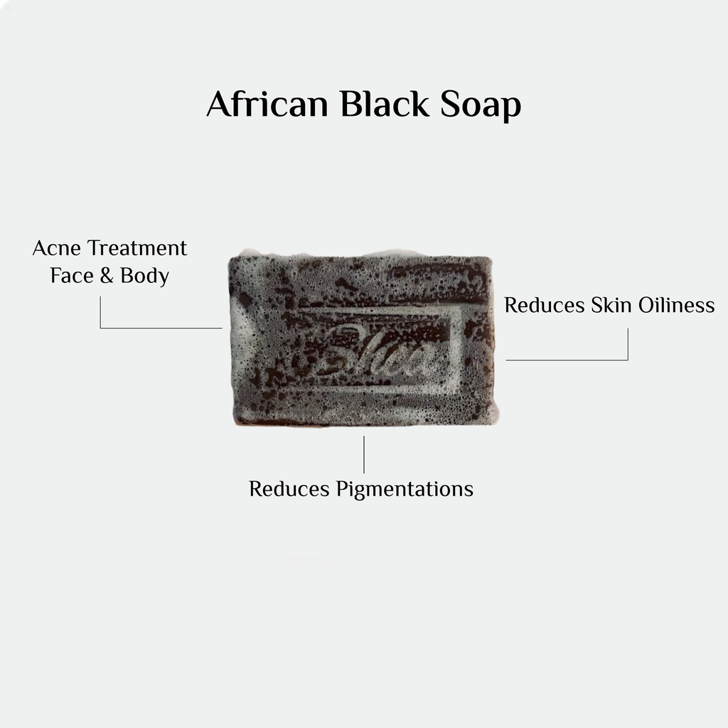 Organic Black African Soap - الصابون الأسود الإفريقي